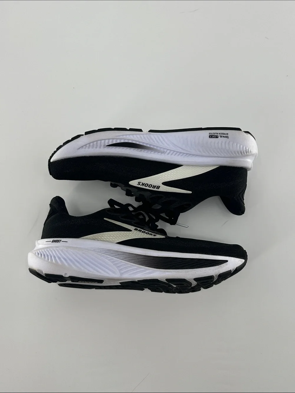Brooks Men’s Black Athletic Shoes with White Accents
